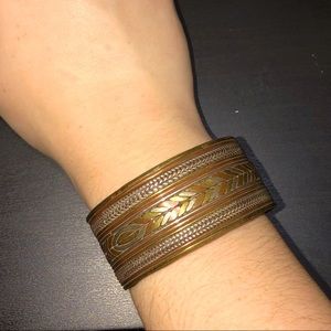 Bronze Metal Adjustable Bracelet